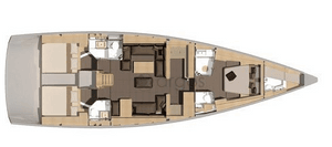 Dufour Yachts Exclusive 56 - 3 + 1 cab. Bild 3